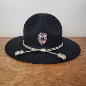 Stratton Campaign Felt Hat F40 Size 7 1/4